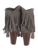 Frye Suede Colorblock Pattern Western Boots