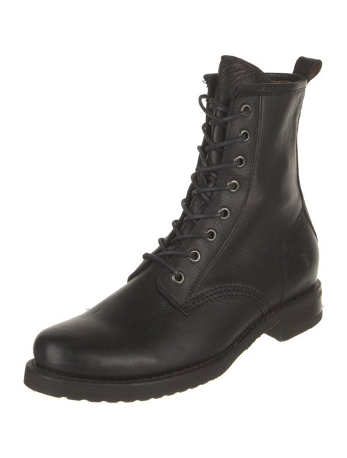 Frye Leather Combat Boots