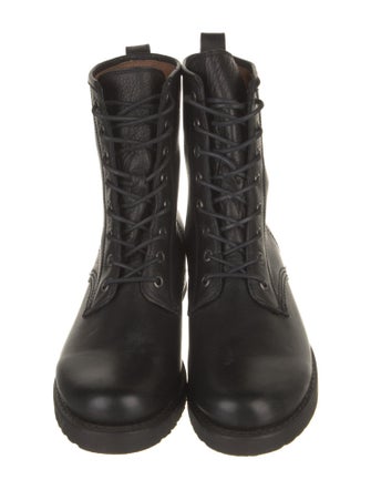 Frye Leather Combat Boots