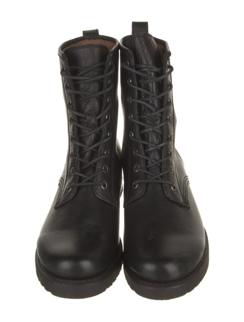 Frye Leather Combat Boots