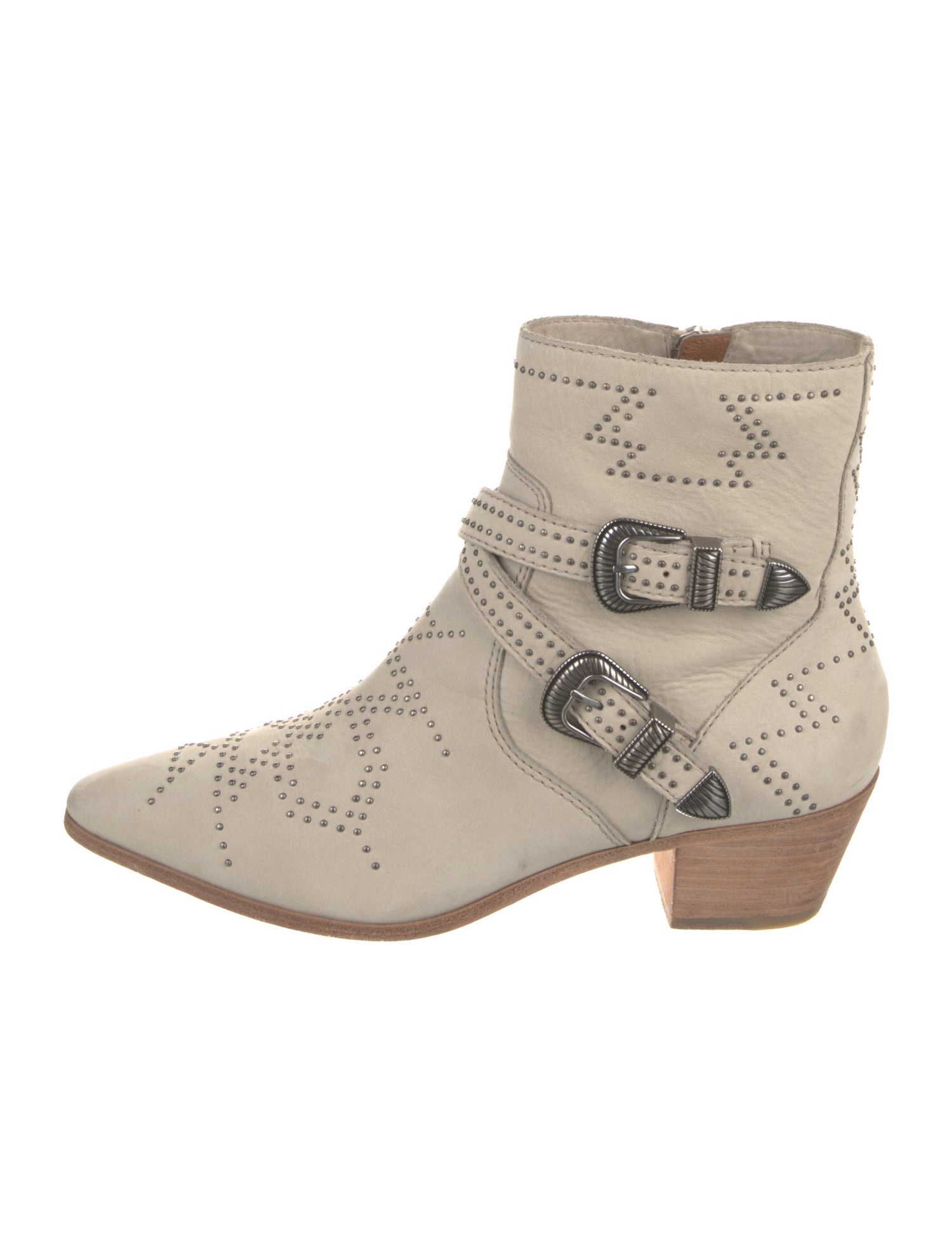 Frye Leather Studded Accents Boots