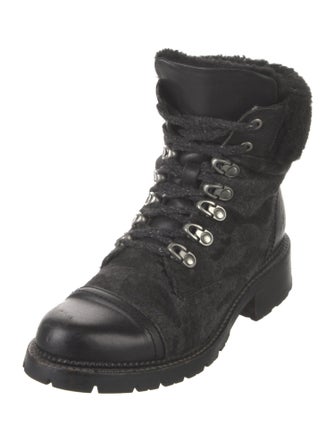 Frye Leather Combat Boots