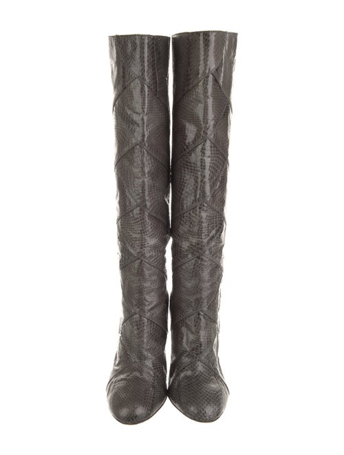 Frye Snakeskin Animal Print Boots