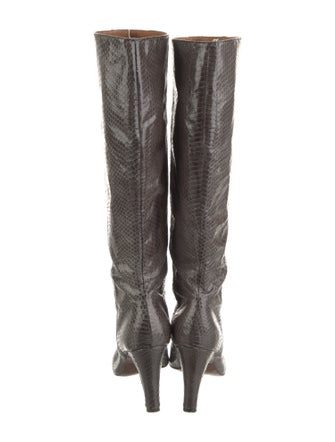 Frye Snakeskin Animal Print Boots