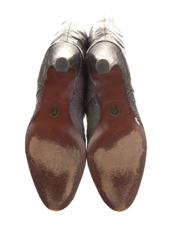 Frye Snakeskin Animal Print Boots