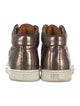 Frye Leather Animal Print Sneakers