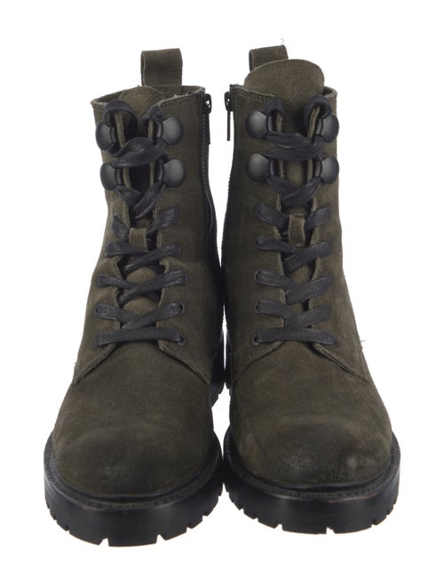 Frye Suede Combat Boots
