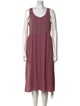Frye Scoop Neck Midi Length Dress
