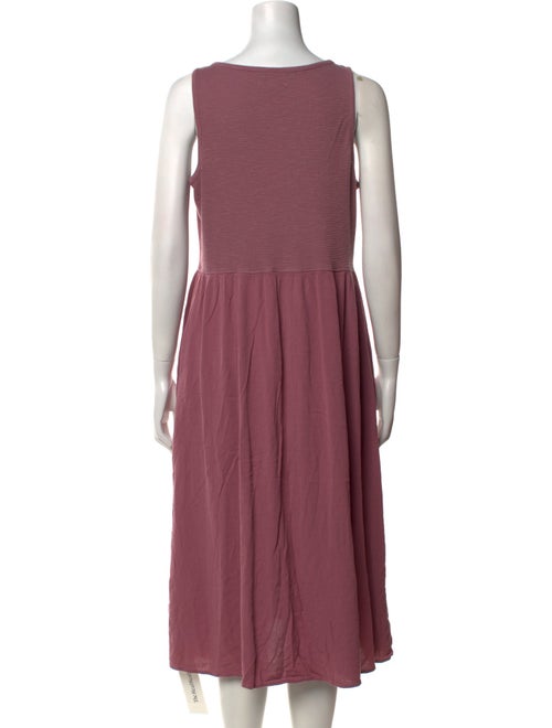 Frye Scoop Neck Midi Length Dress