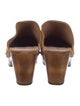 Frye Suede Studded Accents Mules