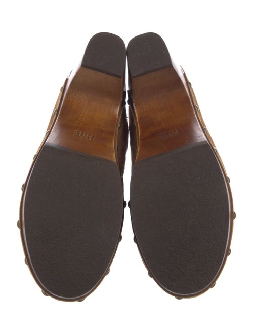 Frye Suede Studded Accents Mules