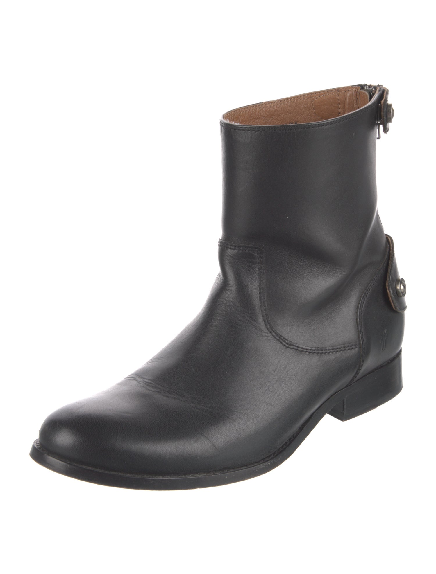 Frye Leather Moto Boots