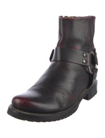 Frye Leather Moto Boots