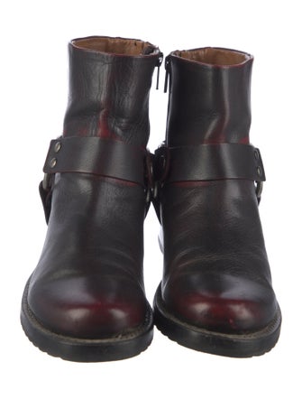 Frye Leather Moto Boots