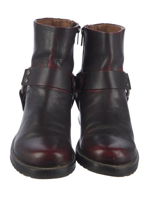 Frye Leather Moto Boots