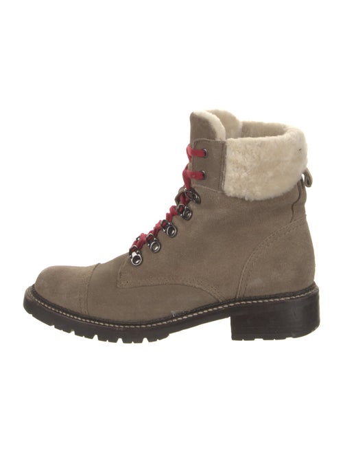 Frye Suede Combat Boots