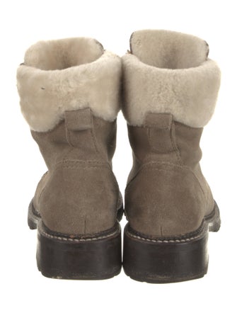 Frye Suede Combat Boots