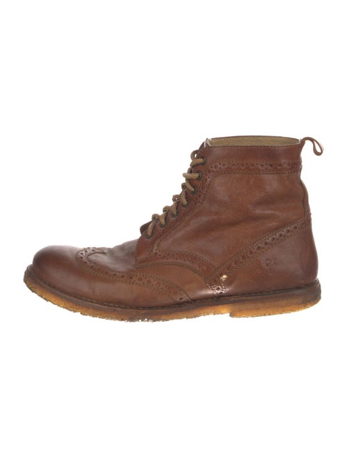 Frye Leather Lace-Up Boots
