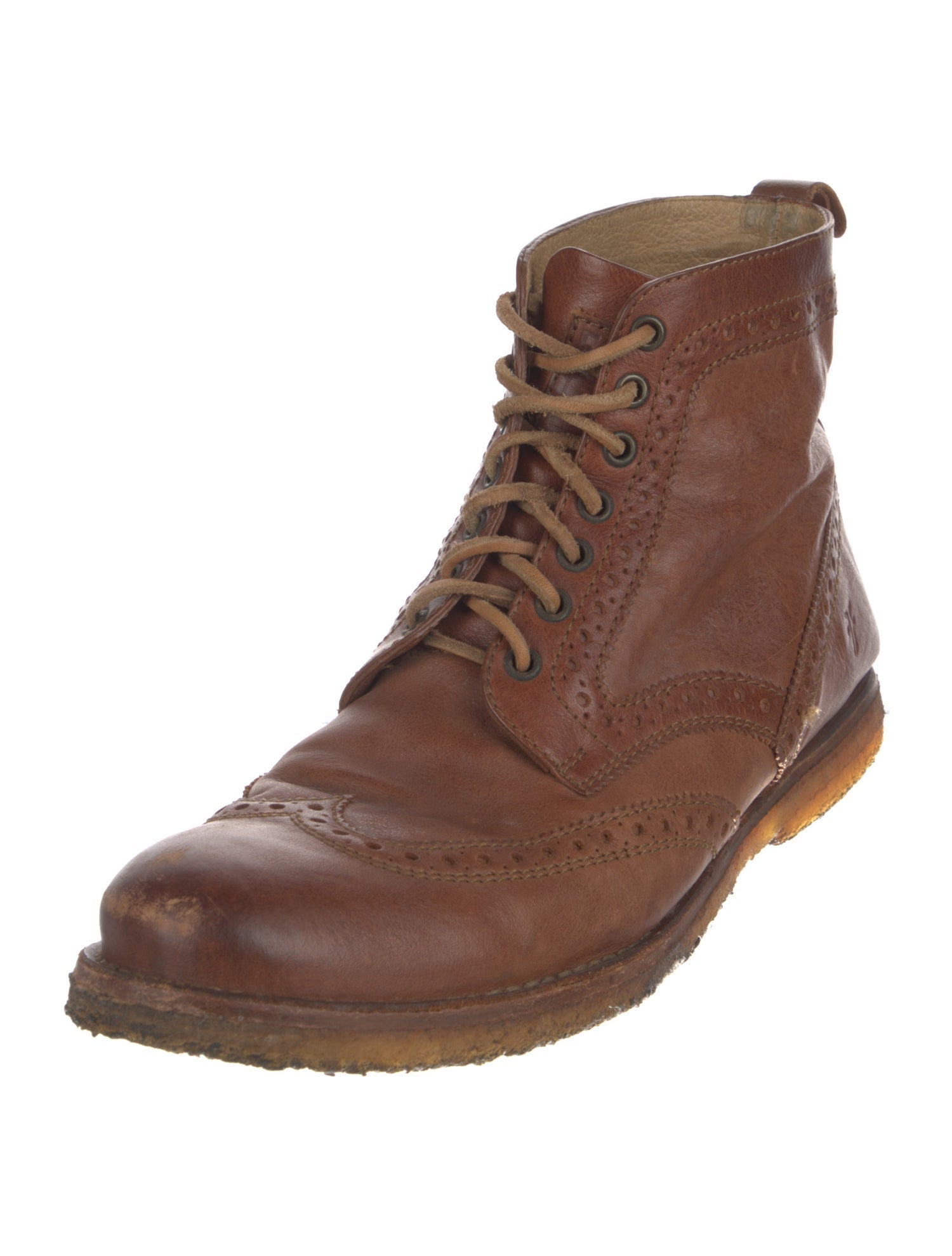 Frye Leather Lace-Up Boots