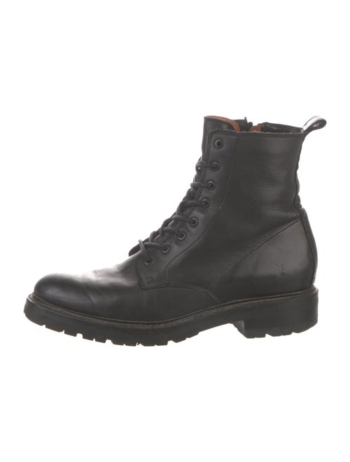 Frye Leather Combat Boots