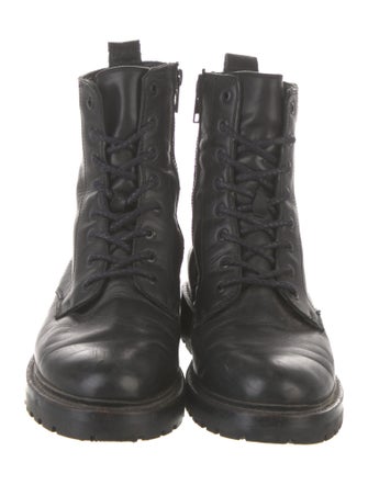 Frye Leather Combat Boots
