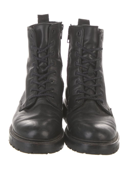 Frye Leather Combat Boots
