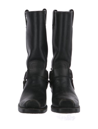 Frye Leather Moto Boots
