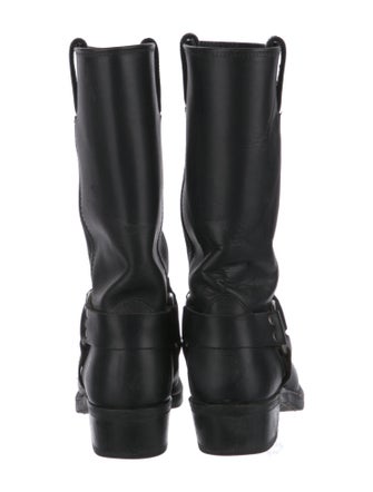 Frye Leather Moto Boots