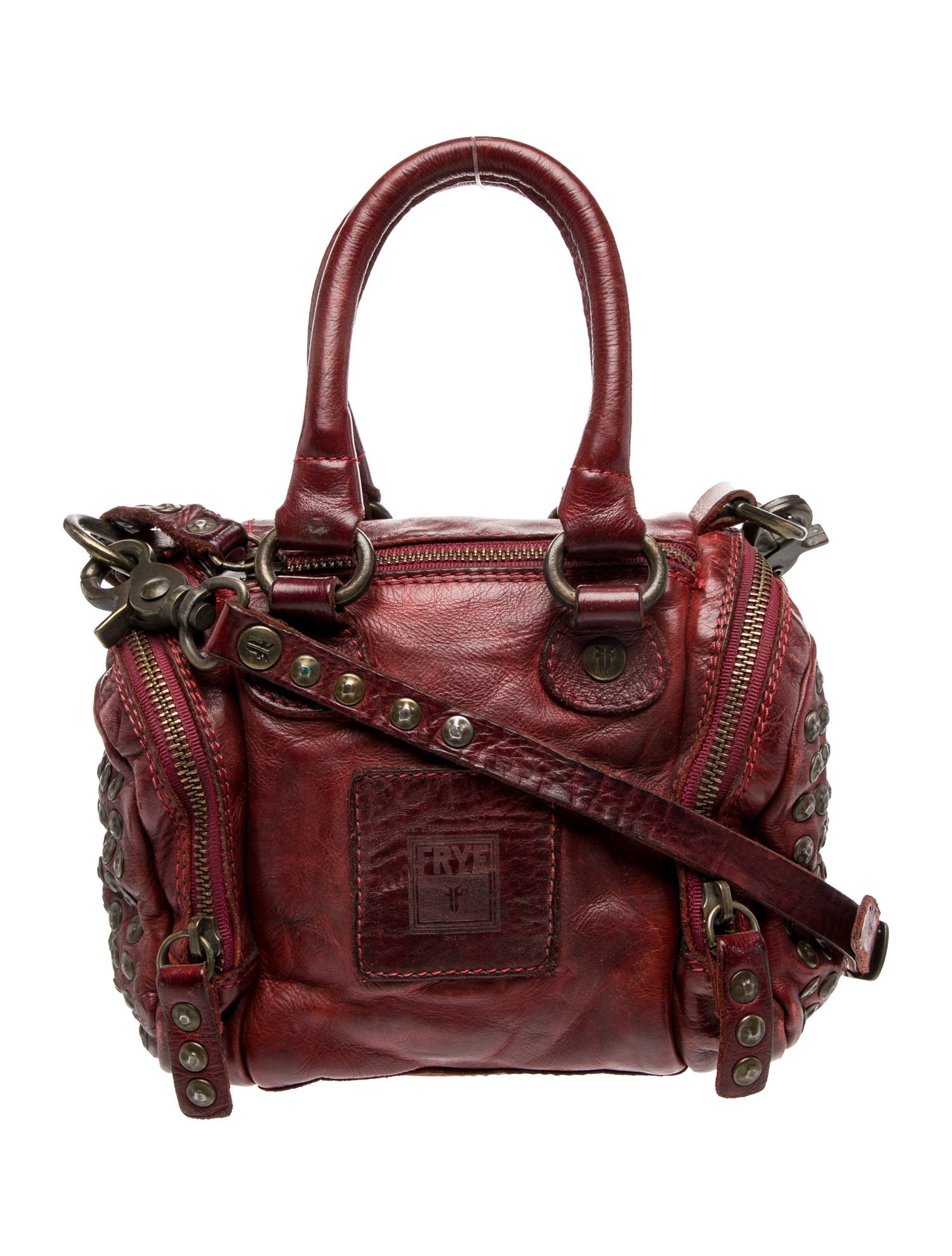 Frye Leather Top Handle Bag