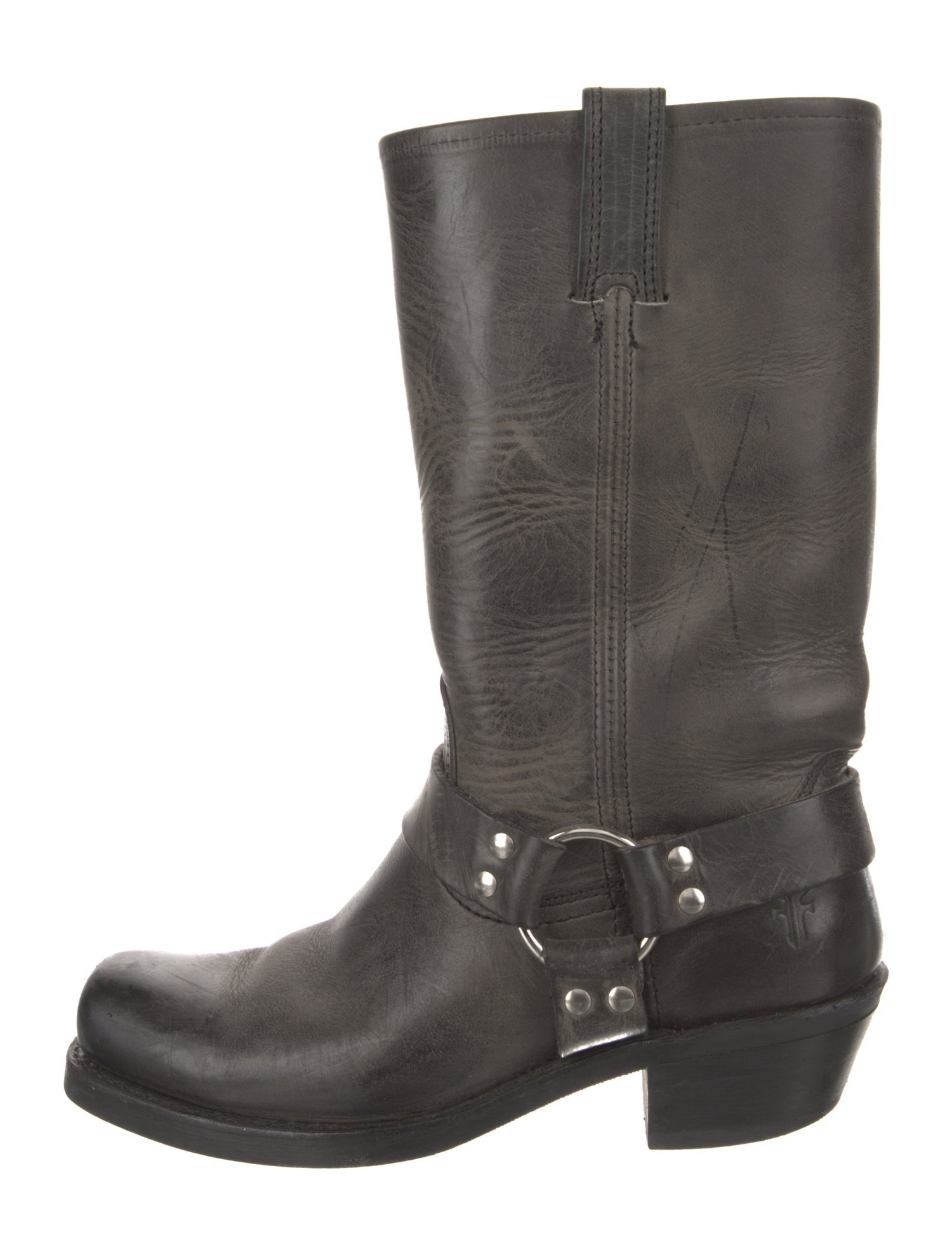 Frye Leather Moto Boots