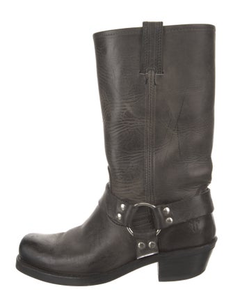 Frye Leather Moto Boots