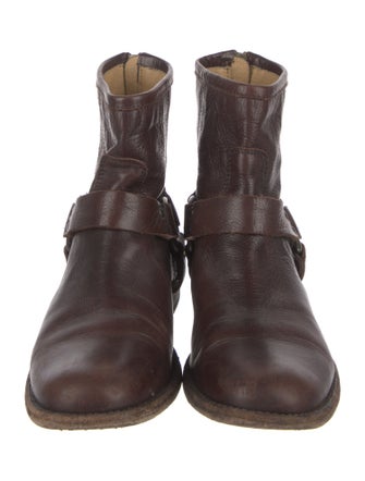 Frye Leather Moto Boots