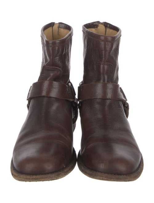 Frye Leather Moto Boots