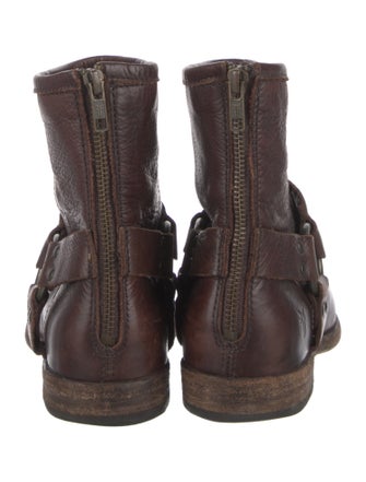 Frye Leather Moto Boots