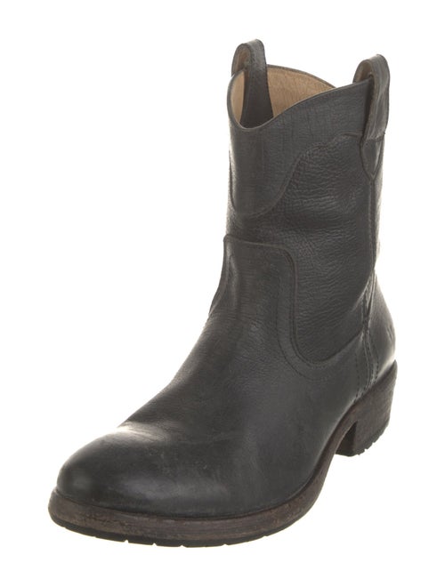 Frye Leather Studded Accents Western Boots