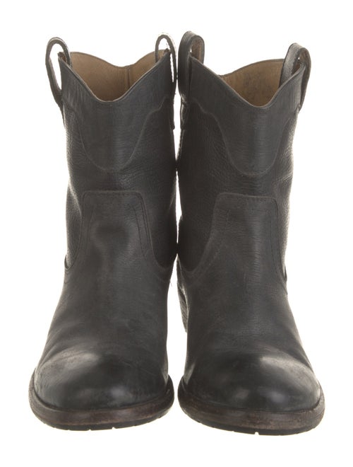 Frye Leather Studded Accents Western Boots