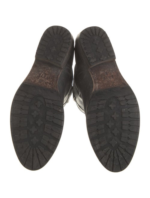 Frye Leather Studded Accents Western Boots