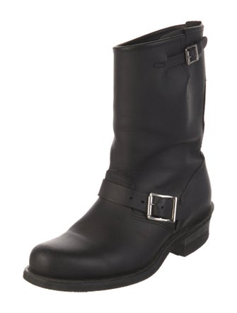 Frye Leather Moto Boots