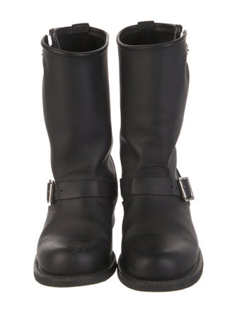 Frye Leather Moto Boots