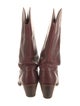 Frye Leather Studded Accents Western Boots