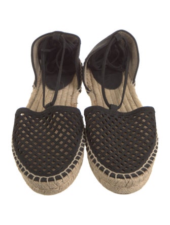 Frye Suede Colorblock Pattern Espadrilles