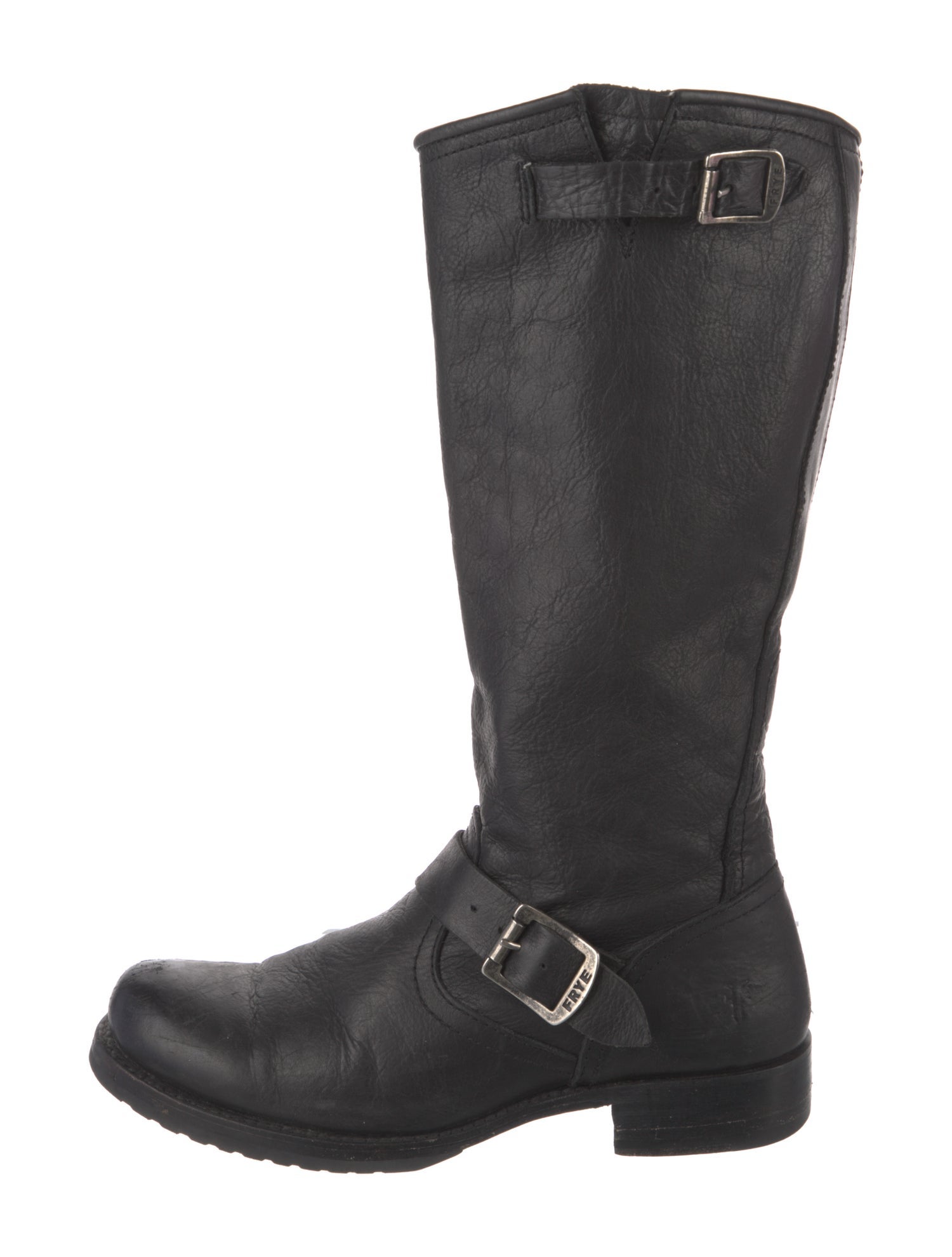 Frye Leather Moto Boots