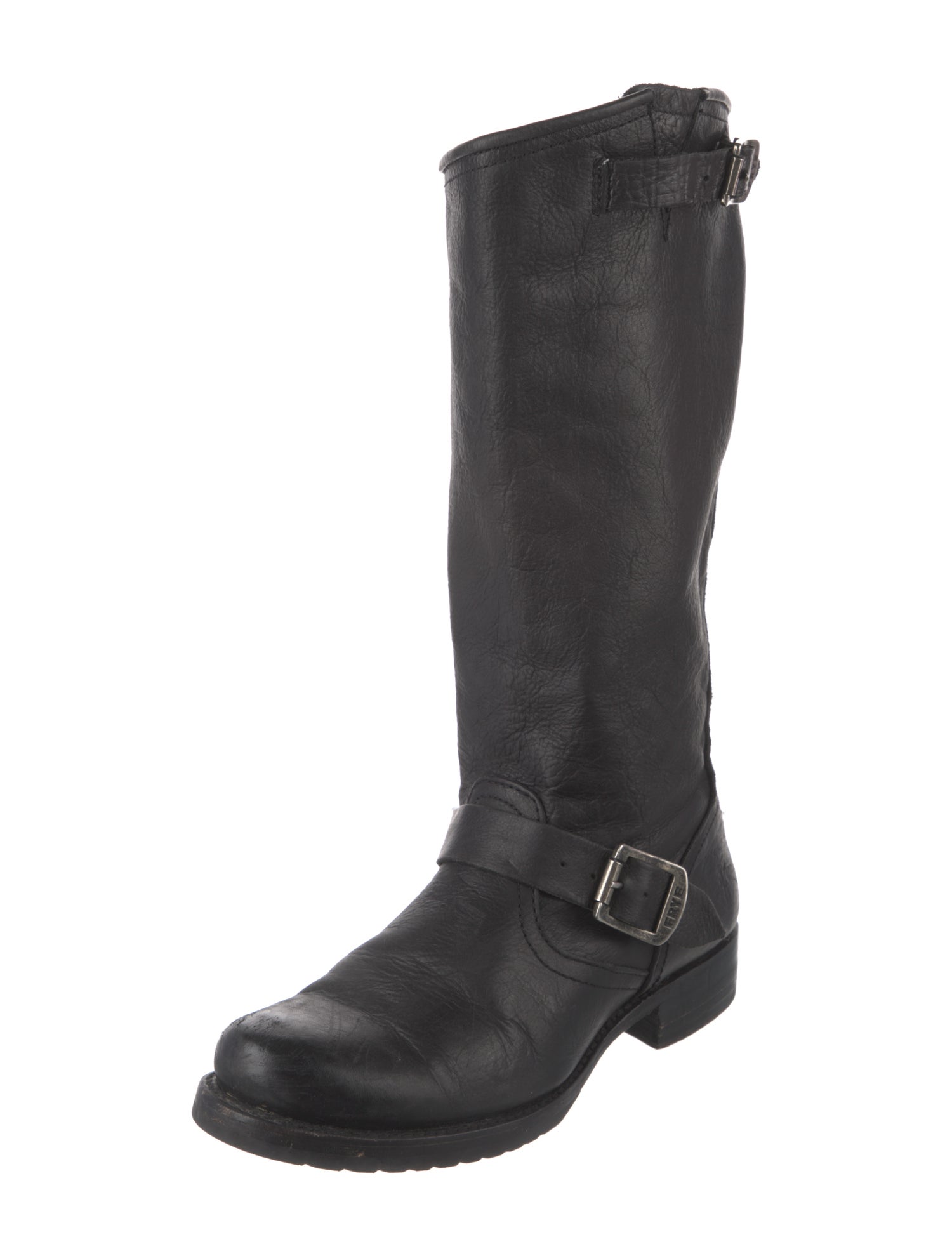 Frye Leather Moto Boots