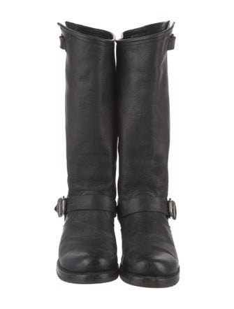 Frye Leather Moto Boots
