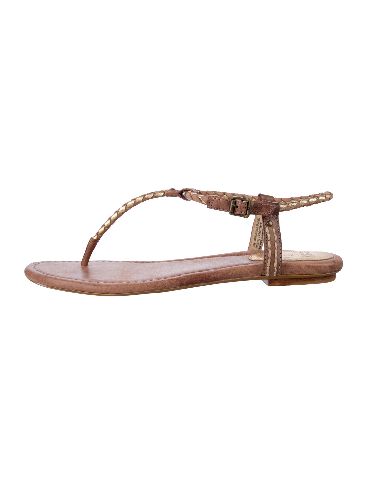 Frye Leather T-Strap Sandals