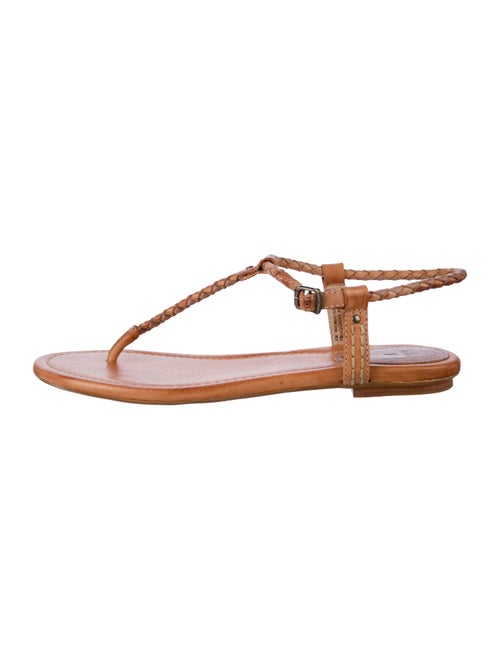 Frye Leather T-Strap Sandals