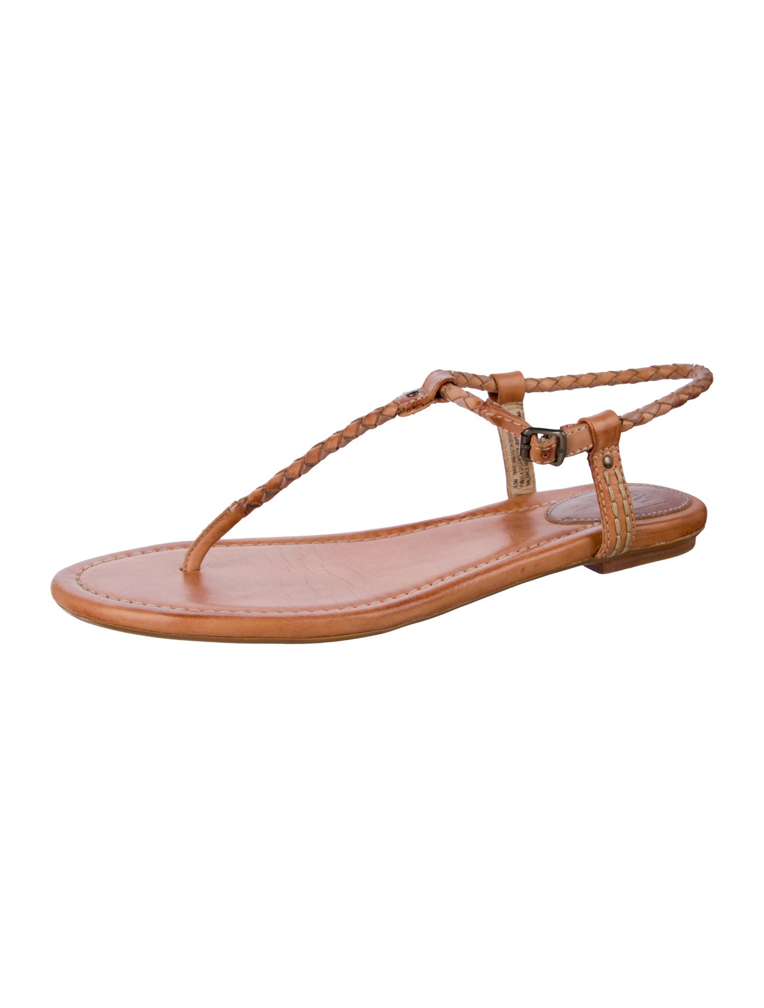 Frye Leather T-Strap Sandals