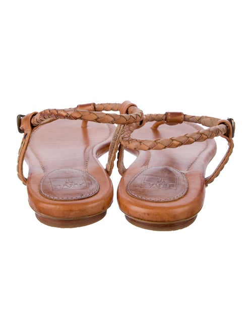 Frye Leather T-Strap Sandals