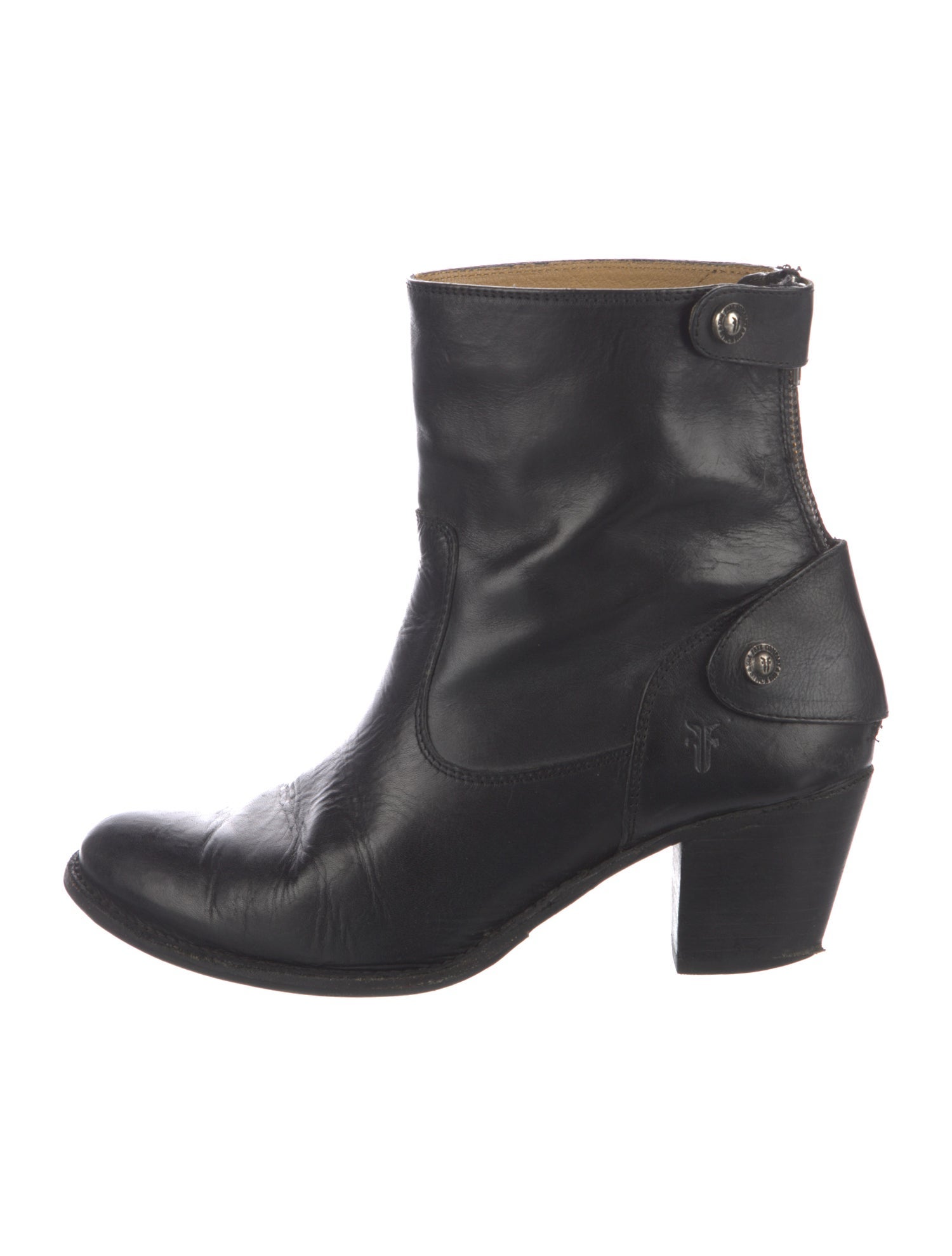 Frye Leather Moto Boots