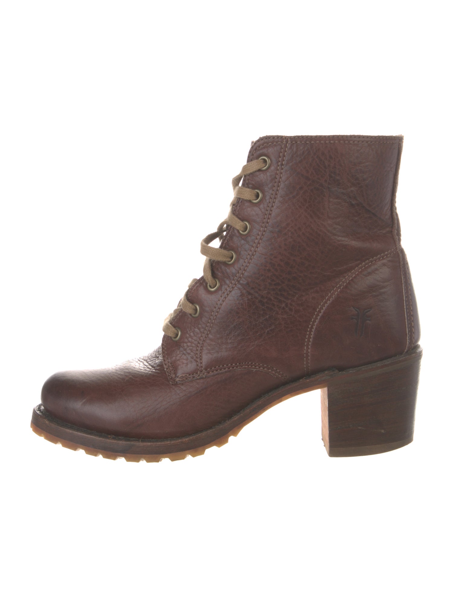 Frye Leather Combat Boots